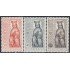 Liechtenstein 291/93 1954 Virgen de madera tallada MNH