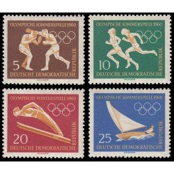 Alemania Oriental 462/65 Juegos olímpicos Boxeo Regata MNH Alemania Oriental 462/65 Juegos olímpicos Boxeo Regata MNH