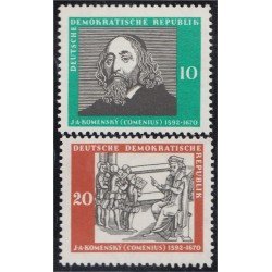 Alemania Oriental 363/64 1958 En honor a J.A. Komensky MNH Alemania Oriental 363/64 1958 En honor a J.A. Komensky MNH