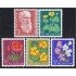 Suiza Switzerland 634/38 1959 Pro juventud Karl Hilty Flores flowers MNH