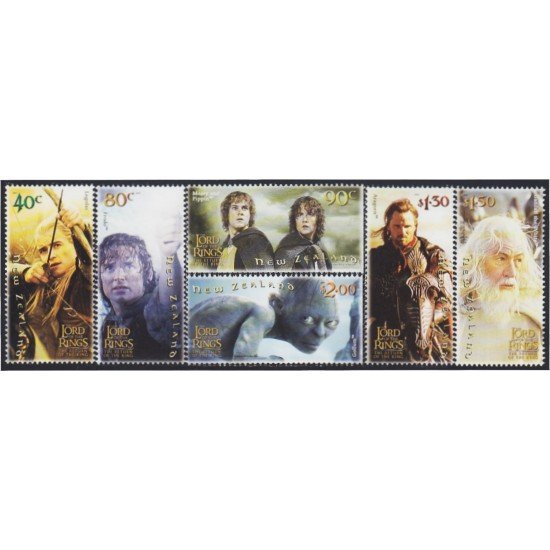 Nueva Zelanda New Zealand 2044/49 2003 Cine El señor de los Anillos MNH Nueva Zelanda New Zealand 2044/49 2003 Cine El señor de los Anillos MNH