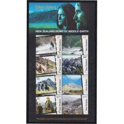Nueva Zelanda New Zealand  HB 189 2004 Cine El señor de Los Anillos MNH