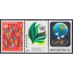 Naciones Unidas New York 359/61 1982 Símbolos MNH Naciones Unidas New York 359/61 1982 Símbolos MNH