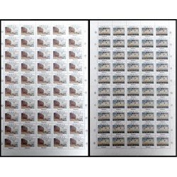 Upaep Paraguay 4510/11 1990 Hojas Completas Río Paisaje Chaqueño MNH