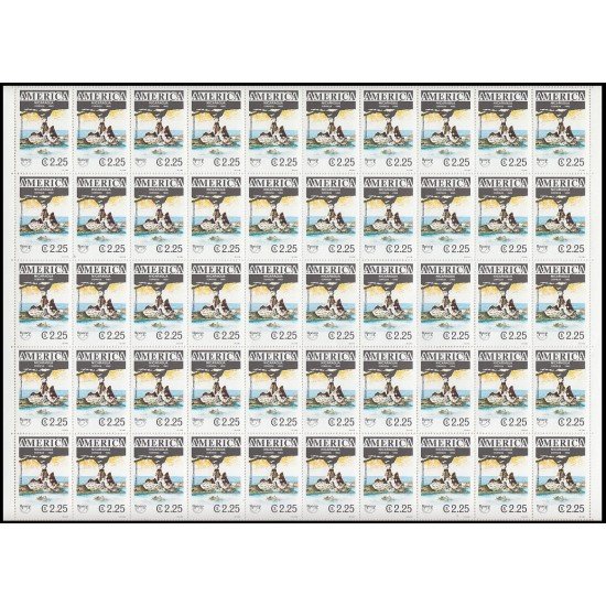 Upaep Nicaragua 1589 1990 Hoja Completa Volcán Concepción MNH