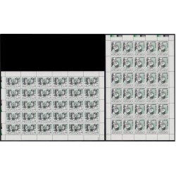 Upaep Guatemala 839/40 1991 Hojas completas  Colón Pinzón carabela Sta María MNH 