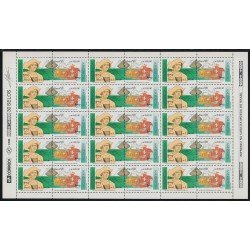 Upaep Brasil 2062/63 1992 Hojas Completas Colón Columbus Carabelas mapa de Europa MNH