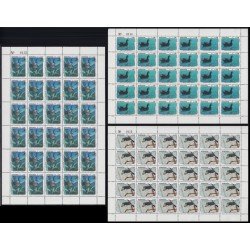 Upaep Honduras 837/39 1993 Hojas Completas Spizaetus Cairina Harpia pájaros bird fauna MNH Upaep Honduras 837/39 1993 Hojas Completas Spizaetus Cairina Harpia pájaros bird fauna MNH