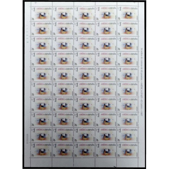 Upaep España 3513 1997 Hojas completas Cartero postman MNH Upaep España 3513 1997 Hojas completas Cartero postman MNH