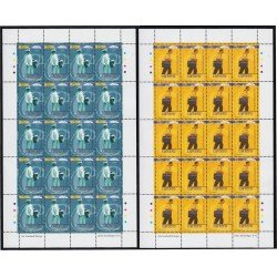 Upaep Argentina 2015/16 1997 Hojas completas Cartero Antiguo y Moderno MNH Upaep Argentina 2015/16 1997 Hojas completas Cartero Antiguo y Moderno MNH