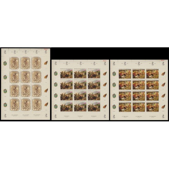Venezuela 741/43 1966 Minihojita Arturo Michelena MNH