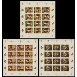 Venezuela  A- 885/87 MMinihojita Centenario natalicio de Arturo Michelena MNH