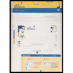 Argentina Aerogramas Carlos Gardel con sello impreso Argentina Aerogramas Carlos Gardel con sello impreso