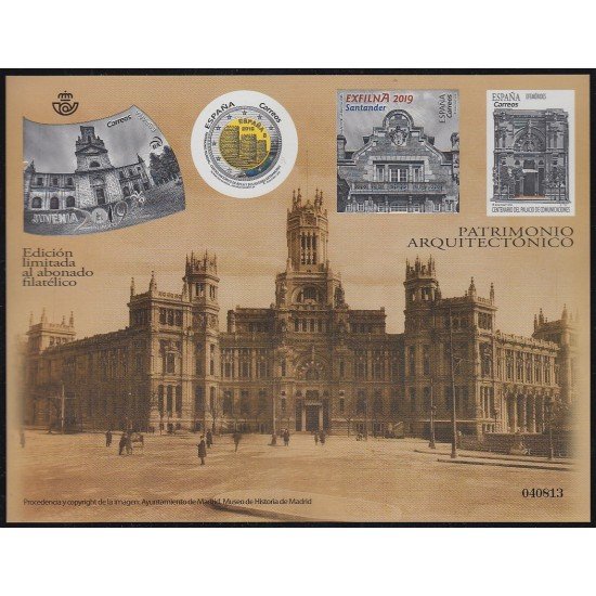 España Spain Prueba de lujo 145a 2019 Exfilna 2019 Museo de Historia de Madrid