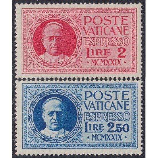 Vaticano Express 1/2 1929 Papa Pío XI MH Vaticano Express 1/2 1929 Papa Pío XI MH