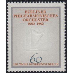 Alemania Berlín 627 1982 Centenario de la Orquesta filarmónica de Berlín MNH 