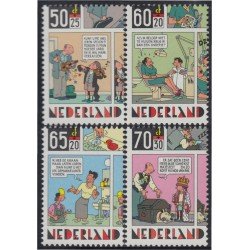 Holanda 1229/32 1984 Dibujos animados MNH