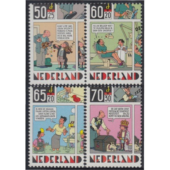 Holanda 1229/32 1984 Dibujos animados MNH