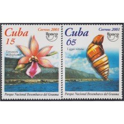 Cuba 3955/56 2001 Serie América UPAEP Parque Nacional MNH