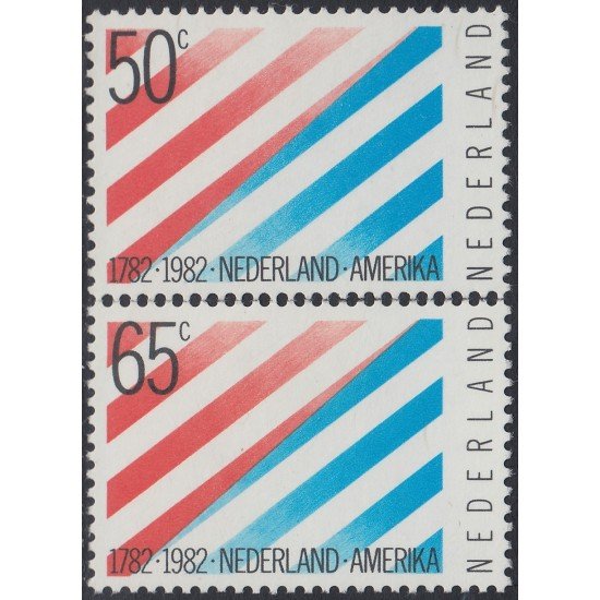 Holanda 1177/78 1982 Relaciones diplomáticas entre Holanda - EE.UU MNH Holanda 1177/78 1982 Relaciones diplomáticas entre Holanda - EE.UU MNH