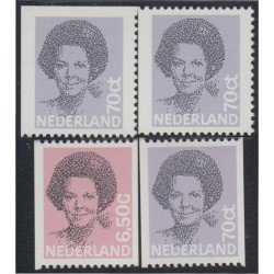 Holanda 1168abc/70a 1981/86 Reina Beatriz MNH