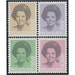 Holanda 1167/70 1981/86 Reina Beatriz MNH