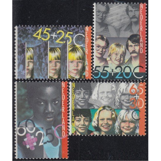 Holanda 1163/66 1981 Año Internacional de las Personas con Discapacidad MNH Holanda 1163/66 1981 Año Internacional de las Personas con Discapacidad MNH