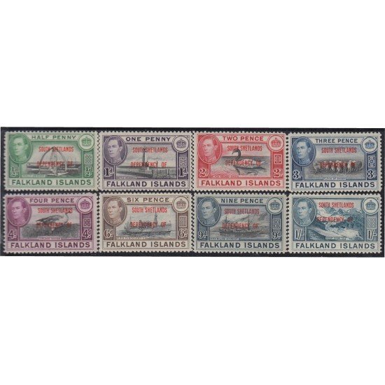 Falkland Islands Islas Malvinas 25/32 1944 Effigie de Jorge VI Dependencia South Shetlands MNH