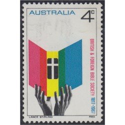 Australia 356 1967 Centenario de la Sociedad Bíblica Inglesa y Extranjera de Australia MNH Australia 356 1967 Centenario de la Sociedad Bíblica Inglesa y Extranjera de Australia MNH