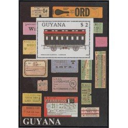 Guyana HB 115 1992 Modelo reducido de Tren MNH Guyana HB 115 1992 Modelo reducido de Tren MNH