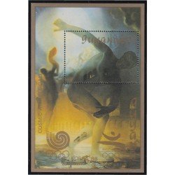 Guyana HB 29A 1989 Preludio juegos olímpicos de Barcelona Estatua griega MNH Guyana HB 29A 1989 Preludio juegos olímpicos de Barcelona Estatua griega MNH