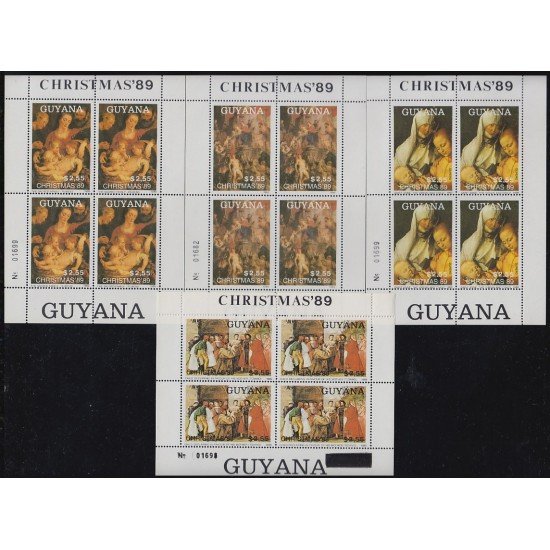 Guyana 2151K/N 1989 Minihojita Navidad Chritsmas MNH Guyana 2151K/N 1989 Minihojita Navidad Chritsmas MNH