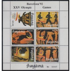 Guyana 2151D/J 1989 Preludio juegos olímpicos de Barcelona MNH Guyana 2151D/J 1989 Preludio juegos olímpicos de Barcelona MNH