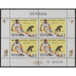 Guyana 2050FA 1988 Minihojita Juegos Olímpicos de Albertville MNH Guyana 2050FA 1988 Minihojita Juegos Olímpicos de Albertville MNH
