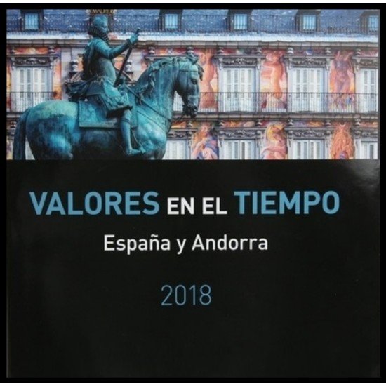Libro Album Oficial de Sellos España y Andorra Año Completo 2018