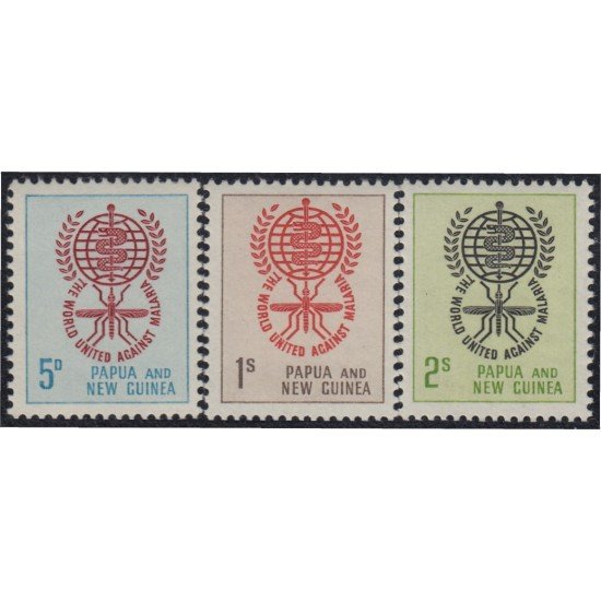 Papúa y New Guinea 44/46 1962 Erradicación del PaludismoMNH