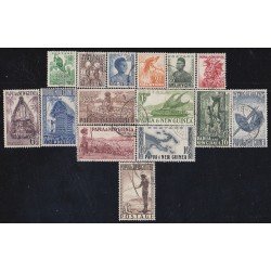 Papúa y New Guinea 1/15 1952 Peinados Indígenas Embarcación Carta usados