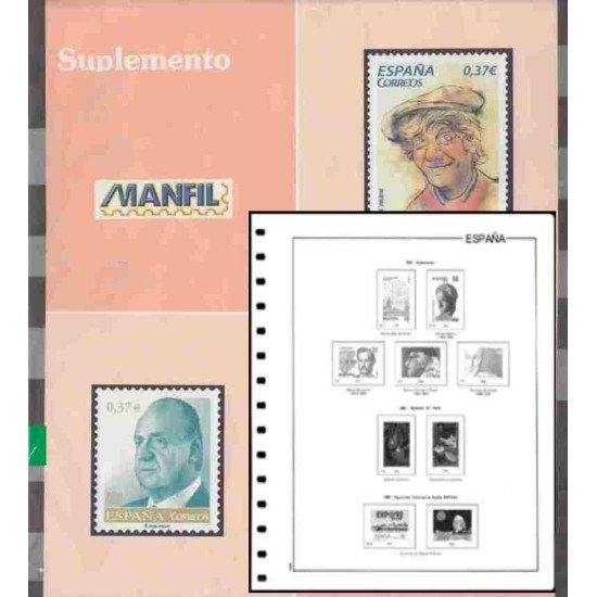 España Hojas Álbum Manfil 1968 Montadas