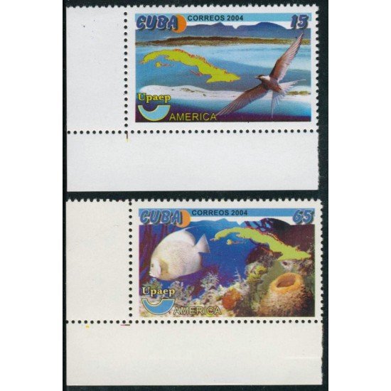 FAU1/S Cuba 4190/91 2004 Serie América UPAEP Protección del Medio Ambiente MNH FAU1/S Cuba 4190/91 2004 Serie América UPAEP Protección del Medio Ambiente MNH