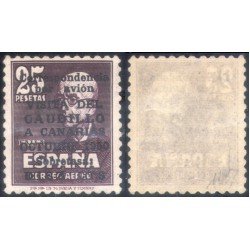 España Spain 1083 1951 Viaje del Caudillo a Canarias 1950 Reengomado