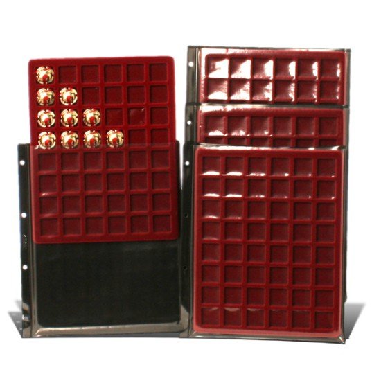Filober FL0148CV Hoja terciopelo Chapas de Cava 48 departamentos apertura superior