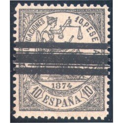 España Spain Barrados 152 1874 Alegoría Comunicaciones 