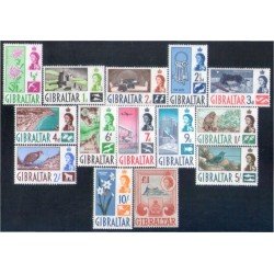 Gibraltar 145/58 1954 Serie Isabel II Paisajes MH Gibraltar 145/58 1954 Serie Isabel II Paisajes MH