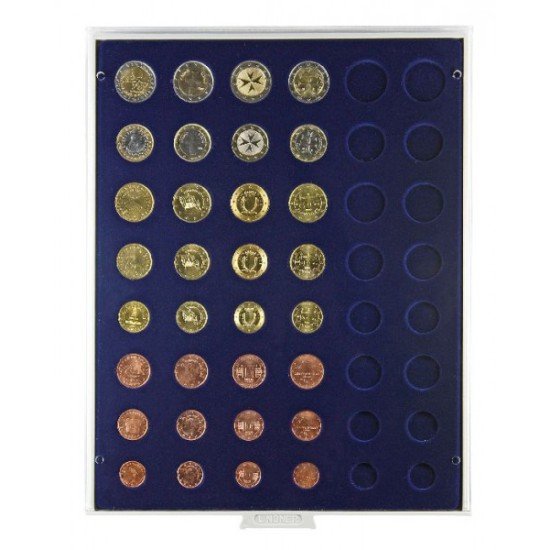 Lindner 2506M Bandeja para monedas por 6 series actual monedas €