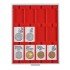 Lindner 2170 Bandeja 50 x 75 mm con 12 compartimentos cuadrados para marquitos para monedas REBECK COIN L