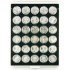 Lindner 2226C Bandeja 39,5 mm para monedas con 30 huecos redondos en cápsulas