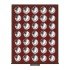 Lindner 2625 Bandeja 36 mm para monedas con 35 huecos redondos en cápsulas 