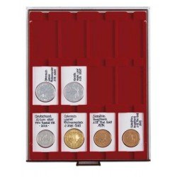 Lindner 2770 Bandeja 50 x 75 mm con 12 compartimentos cuadrados para marquitos para monedas REBECK coin L Lindner 2770 Bandeja 50 x 75 mm con 12 compartimentos cuadrados para marquitos para monedas REBECK coin L
