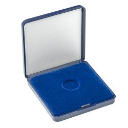 Lindner 2029-018 Monedero 18 mm con inserto de terciopelo azul. Lindner 2029-018 Monedero 18 mm con inserto de terciopelo azul.