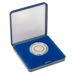 Lindner 2029-034 Monedero 34 mm con inserto de terciopelo azul Lindner 2029-034 Monedero 34 mm con inserto de terciopelo azul